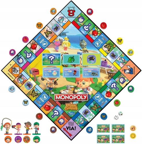 Gra planszowa Hasbro Monopoly Animal Crossing na Arena.pl