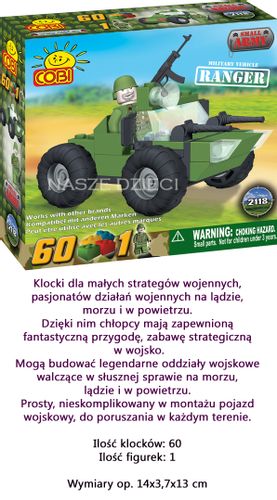 SMALL ARMY 2118 POJAZD MILITARNY RANGER na Arena.pl