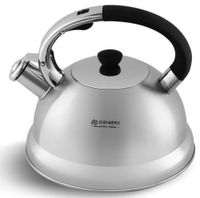 CZAJNIK Stalowy SATYNOWY 3l GRUBE DNO Z Gwizdkiem INDUKCJA Gaz 2446