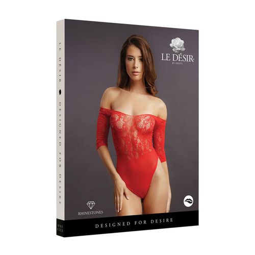 crotchless rhinestone teddy - one size na Arena.pl