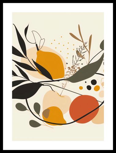 Plakat 64x90cm Botaniczny Wir na Arena.pl