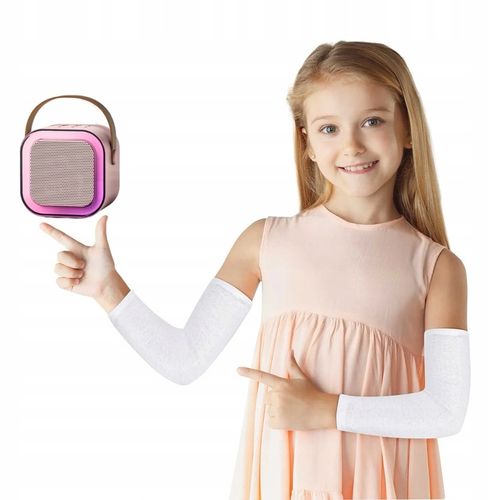 BEZPRZEWODOWY PRZENOŚNY ZESTAW DO KARAOKE GŁOŚNIK BLUETOOTH + 2x MIKROFON na Arena.pl