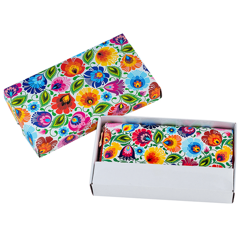 Portfel duży łowicki biały na Arena.pl