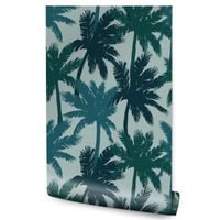 Tapeta Do Salonu PALMY Liście Drzewa Rośliny Las