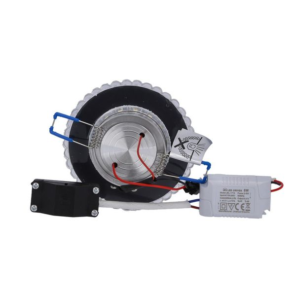 SAK-03 AL/TR 5W LED cob 230V opr. strop. stała okrągła szkło akrylowe bezb zdjęcie 6