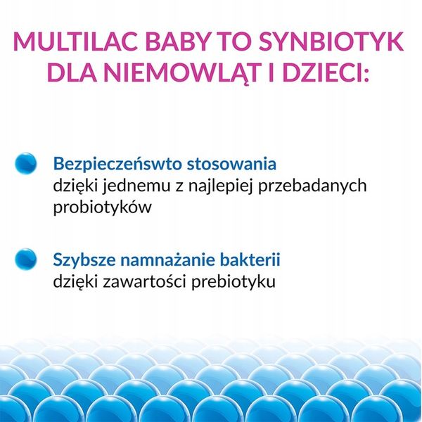 MULTILAC BABY synbiotyk dla dzieci krople 2x5ml zdjęcie 2