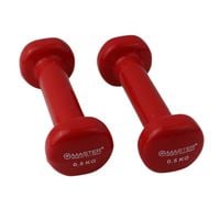 hantle hantelki ciężarki winylowe master 2 x 0,5kg