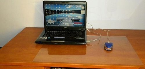 MATA PODKŁADKA NA BIURKO PRZEŹROCZYSTA 50X70 cm PC na Arena.pl