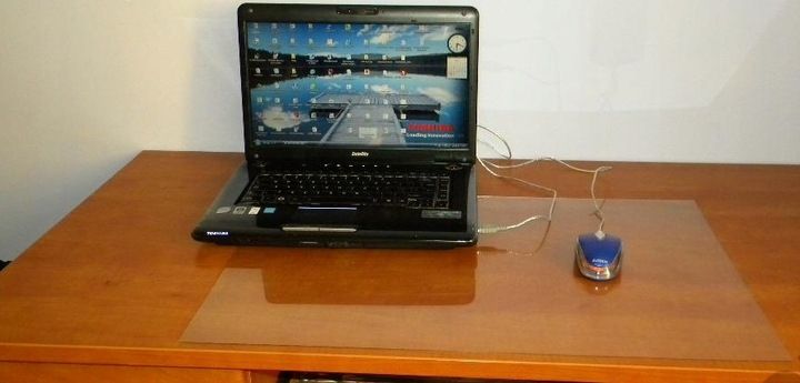 MATA PODKŁADKA NA BIURKO PRZEŹROCZYSTA 50X70 cm PC zdjęcie 2