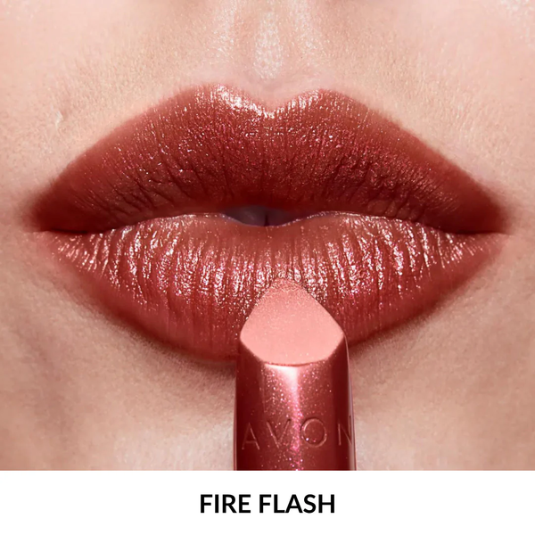 Avon True Ultralśniąca szminka - 87 Fire Flash zdjęcie 2