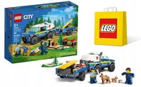 KLOCKI LEGO CITY 60369 SZKOLENIE PSÓW POLICYJNYCH ZESTAW DLA DZIECKA +TORBA