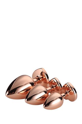 gleaming love rose gold plug set na Arena.pl