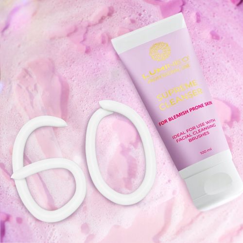 Lumineo Brush PRO różowy 4 końcówki + żel do skóry problematycznej na Arena.pl