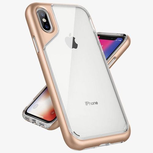 Caseology Skyfall Case - Etui iPhone Xs / X (Gold) na Arena.pl
