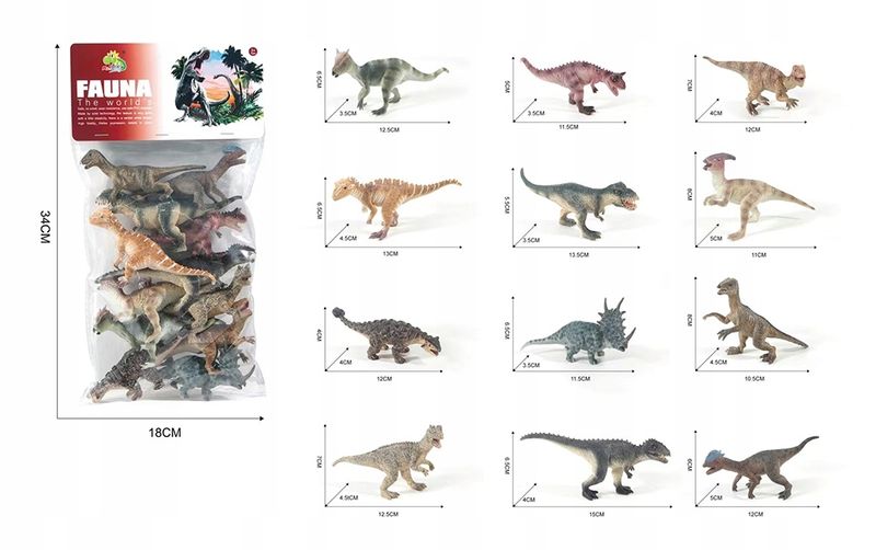 ZESTAW DINOZAURÓW 0034 zdjęcie 1