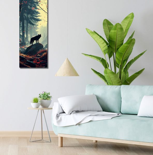 Obraz 30x90cm Leśne Echa zdjęcie 2