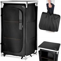 NILS Szafka Turystyczna Kempingowa Na Żywność i Napoje Składana Z Blatem