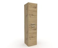 SZAFKA REGAŁ SŁUPEK WISZĄCY LUNA W2 125 / 30 DĄB ARTISAN