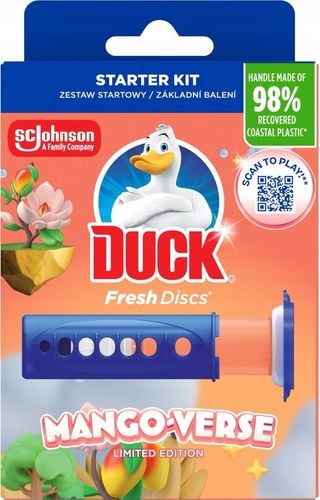 duck fresh discs mango verse - żelowy krążek do toalety 36ml + aplikator na Arena.pl