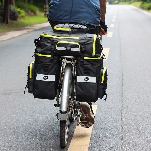 Torba Na Rower 3W1 - Sakwa Rowerowa Na Bagażnik 65L Plecak Torba Na Ramię na Arena.pl