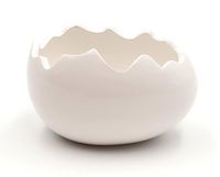 Osłonka ceramiczna jajko wielkanocne skorupka jajka BIAŁA 17 cm