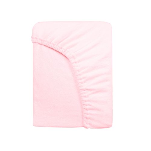 Prześcieradło frotte z gumką 140x200 pudrowy róż na Arena.pl