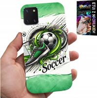ETUI DO SAMSUNG GALAXY A81 - PIŁKA NOŻNA, FOOTBALL PIŁKA CASE + SZKŁO