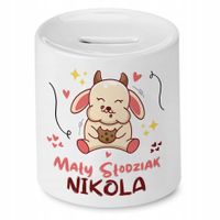 Skarbonka 330 Ml Dla Nikoli Córki Dziecka Z Nadrukiem Ze Zdjęciem