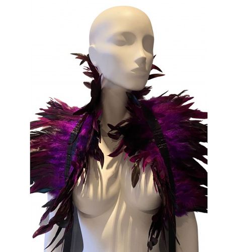 Kinky Diva Feather Shoulder Wrap Purple na Arena.pl
