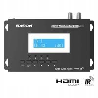 Modulator HDMI EDISION 3w1 pro DVB-T/DVB-C/ISDB-T Full HD transmiter IR