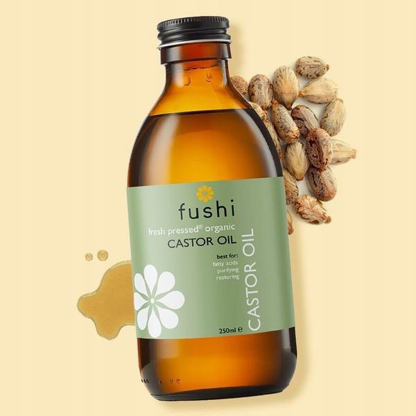 Fushi, organiczny olej rycynowy, tłoczony na zimno, nierafinowany, 250 ml zdjęcie 2