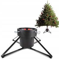 STOJAK NA ŻYWĄ CHOINKĘ DUŻY 57x57cm pod metalowy z pojemnikiem 3.3L loft