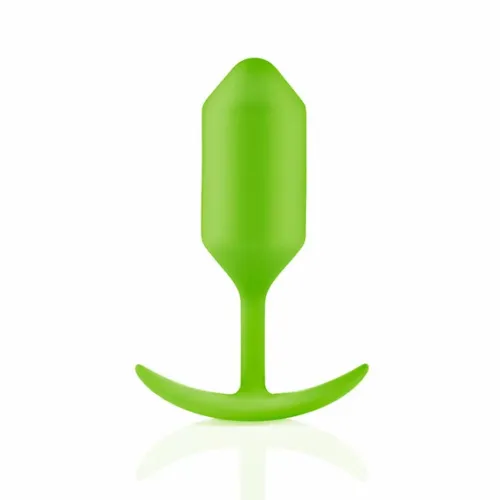Plug analny - B-Vibe Snug Plug 3 Lime na Arena.pl
