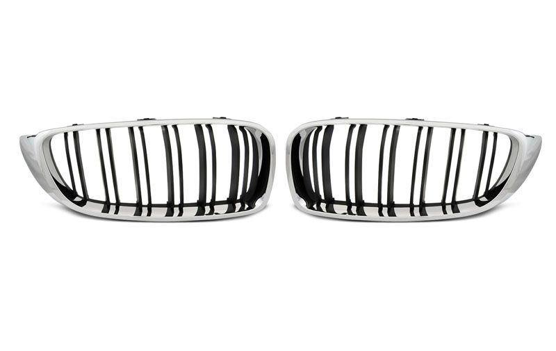 GRILL NERKI BMW 4 F32 F33 13- M4 LOOK CHROM BLACK zdjęcie 2