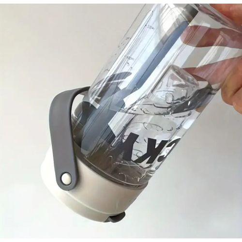 butelka bidon na wodę z koszyczkiem i słomką 600 ml lucky bd31 na Arena.pl