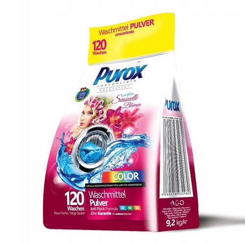 Perfumowany proszek do prania Purox Color 9,2 kg na Arena.pl