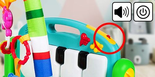 MATA EDUKACYJNA INTERAKTYWNA PIANINKO GRZECHOTKI GRYZAK LUSTERKO DLA DZIECI na Arena.pl