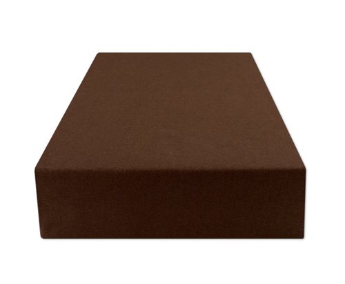 Prześcieradło Z Gumką 90X200 Jersey Brąz na Arena.pl