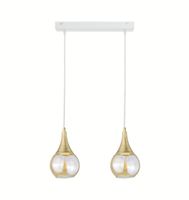 Lampa wisząca 2xE27 LACRIMA WHITE