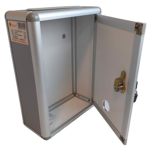 Skrzynka na listy z zamkiem 28 x 21cm szara na Arena.pl