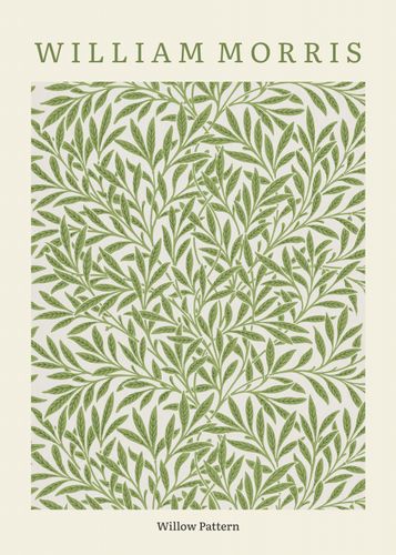 Plakat 50x70cm Design Willow Pattern, Morris Vintage do Salonu na Arena.pl