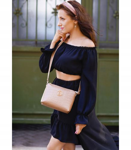 Batycki – torebka Daily Pincess S Aligator Camel na Arena.pl