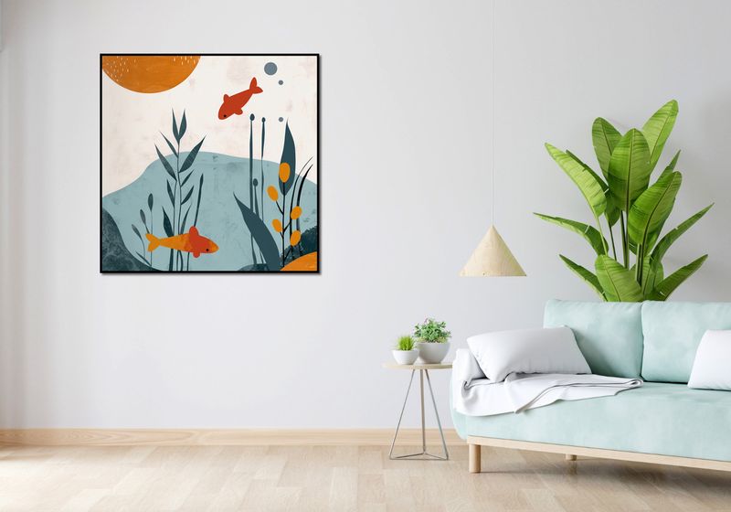 Plakat 100x100cm Podwodny Świat zdjęcie 4