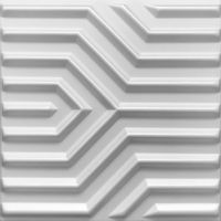 BIAŁE Panele ścienne , Piankowe Kasetony Sufitowe 3D ZIG ZAG