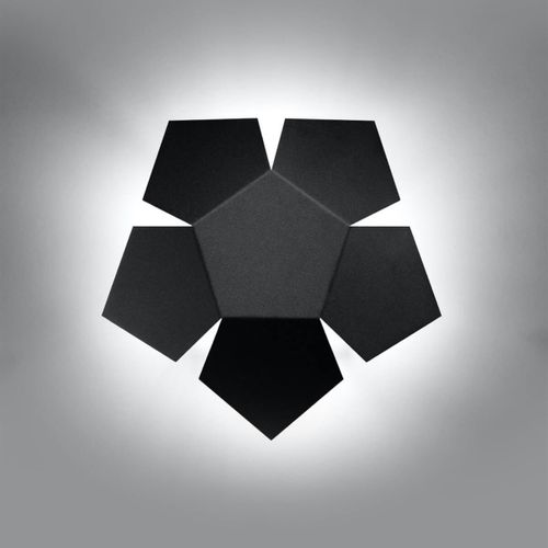 Czarny kinkiet sypialniany SL.0423 metalowa lampa kwiat na Arena.pl