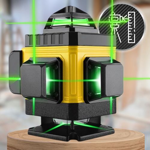 POZIOMNICA LASEROWA POZIOMICA 4D 16 LINII KRZYŻOWA 360 LASER ZESTAW na Arena.pl