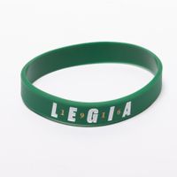 Legia Warszawa opaska silikonowa na rękę ZIELONA 25/26