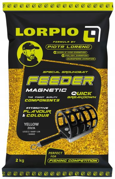 Zanęta Lorpio Magnetic Feeder Yellow 2000g zdjęcie 1