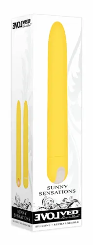 evolved sunny sensations żołty model wibracyjny 10 trybow usb na Arena.pl