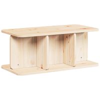 Stolik kawowy Naturalny 80 x 39.5 x 33.5 cm Lite drewno sosnowe